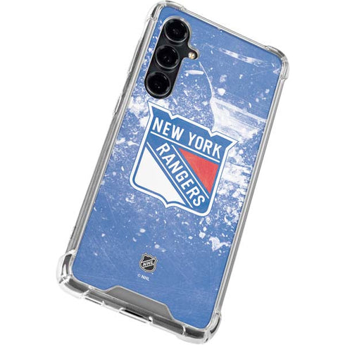NHL New York Rangers Frozen Galaxy S23 FE Clear Case